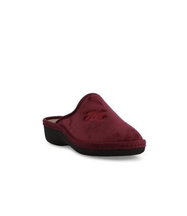 Pantofola donna in tessuto bordo pd407z