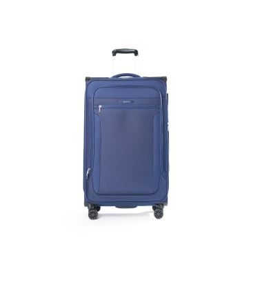 Trolley grande in tessuto blu navy