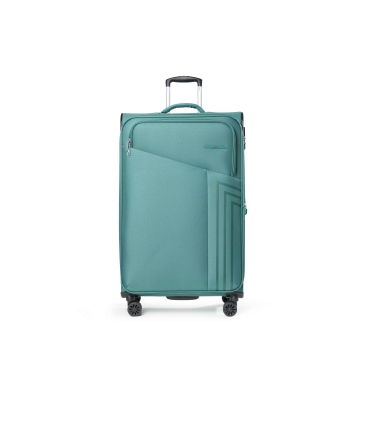 Trolley grande in tessuto green