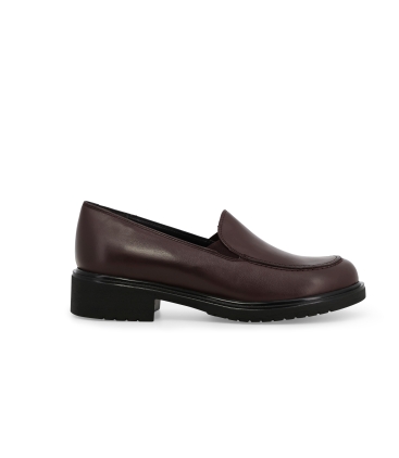 Mocassino donna in morbida pelle bordo r35511z