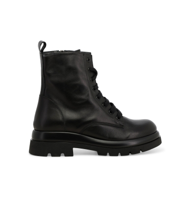 Stivaletto donna in pelle nero r45385z