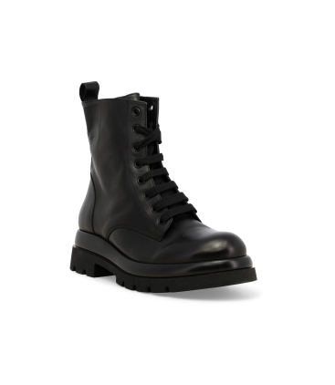Stivaletto donna in pelle nero r45385z