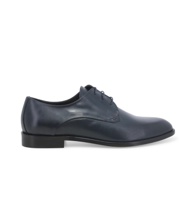 Herren-Oxfordschuhe mit Schn&uuml;rung aus Kalbsleder Dunkelblau u0882z