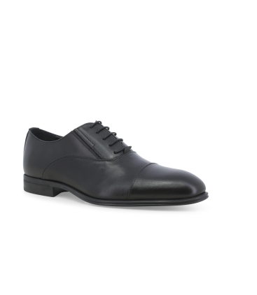 Scarpa uomo stringata francesina in pelle vitello nero u0972z