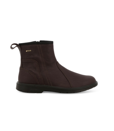 Stivaletto uomo in pelle marrone u15455z