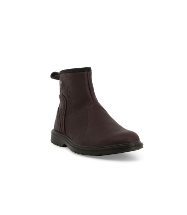 Stivaletto uomo in pelle marrone u15455z