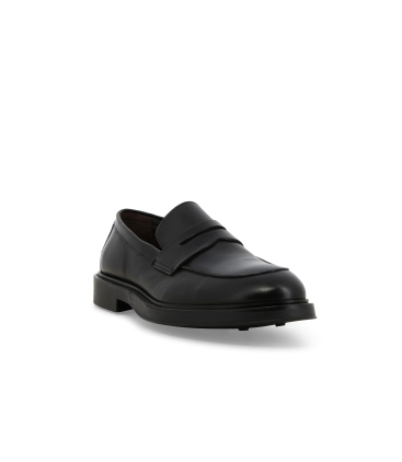 Mocassino uomo classico in pelle di vitello nero u24647z