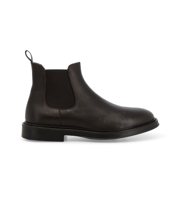Stivaletto uomo in pelle marrone u24649z