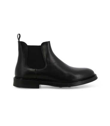 Stivaletto uomo in pelle nero u24649z
