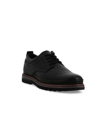 Scarpa uomo stringata in pelle nero u41151