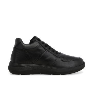 Stivaletto uomo in pelle nero u55352z
