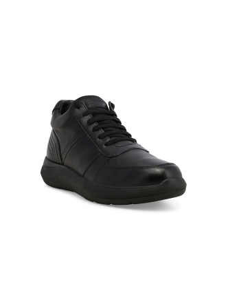 Stivaletto uomo in pelle nero u55352z
