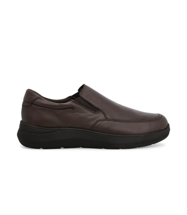 Mocassino uomo in pelle marrone u55358z