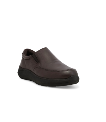 Mocassino uomo in pelle marrone u55358z