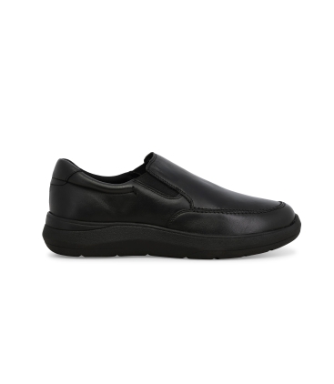 Mocassino uomo in pelle nero u55358z