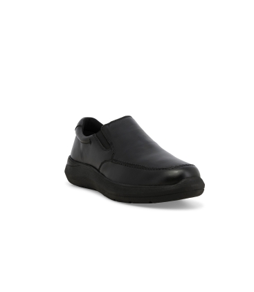 Mocassino uomo in pelle nero u55358z