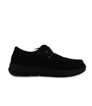 Mocassino uomo in camoscio blu navy u55387