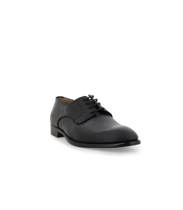 Scarpa stringata derby modello liscio nero u90882