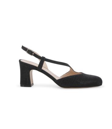 Décolleté donna in tessuto galassia nero x517q