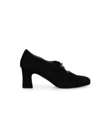 Décolleté donna in camoscio nero x5216z