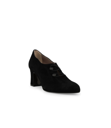 Décolleté donna in camoscio nero x5216z