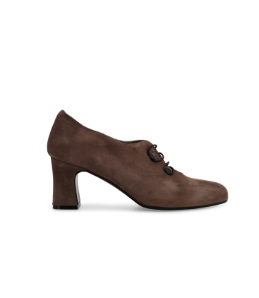 Décolleté donna in camoscio beige x5216z