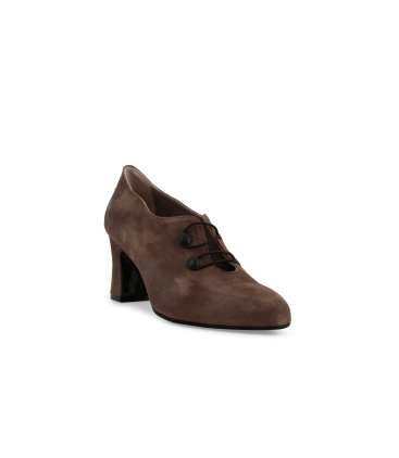 Décolleté donna in camoscio beige x5216z