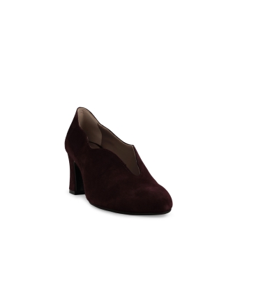 Décolleté donna in camoscio bordo x5222z