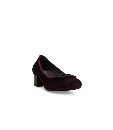 Décolleté donna in camoscio bordo x5318z