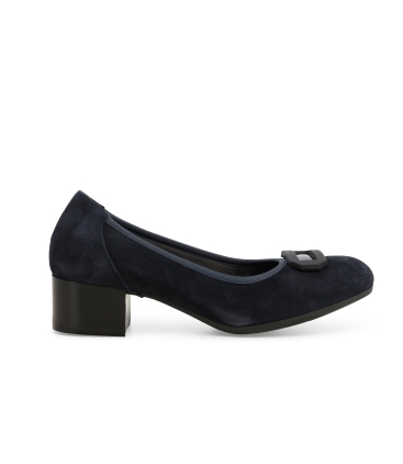 Décolleté donna in camoscio blu notte x5318z