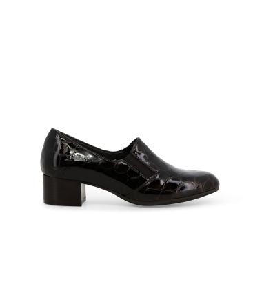 Mocassino donna in vernice marrone x5327z
