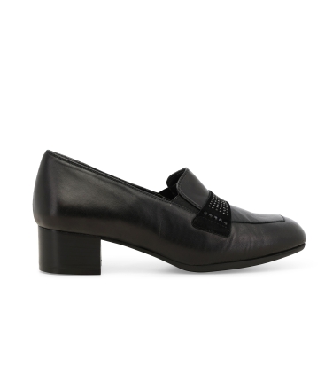 Mocassino donna in pelle nero x5345z