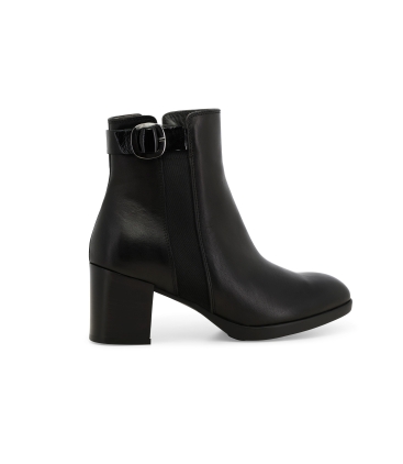 Stivaletto donna in pelle nero z250z