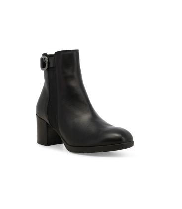 Stivaletto donna in pelle nero z250z
