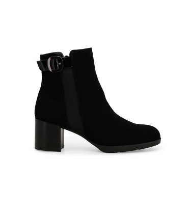 Stivaletto donna in camoscio nero z250z
