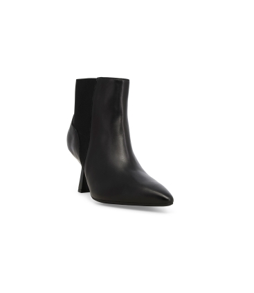 Stivaletto donna elegante in pelle nero z990
