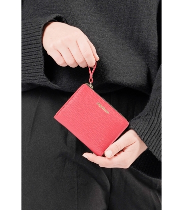 Portafogli donna in pelle rosso cp218