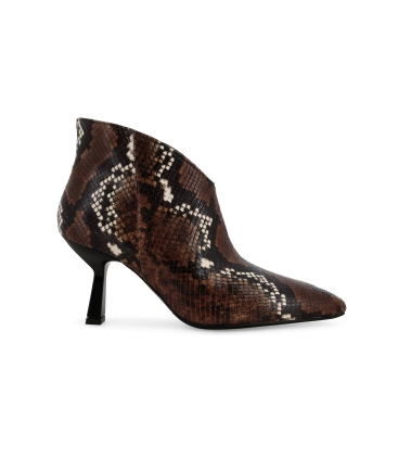 Stivaletto donna in pelle stampa pitone fantasia limited edition
