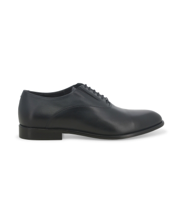Herren-Oxfordschuhe mit Schn&uuml;rung aus Kalbsleder Dunkelblau u0885z