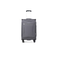 Trolley medio in tessuto grigio