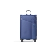 Trolley grande in tessuto blu navy