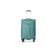 Trolley medio in tessuto green
