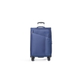 Trolley medio in tessuto blu navy